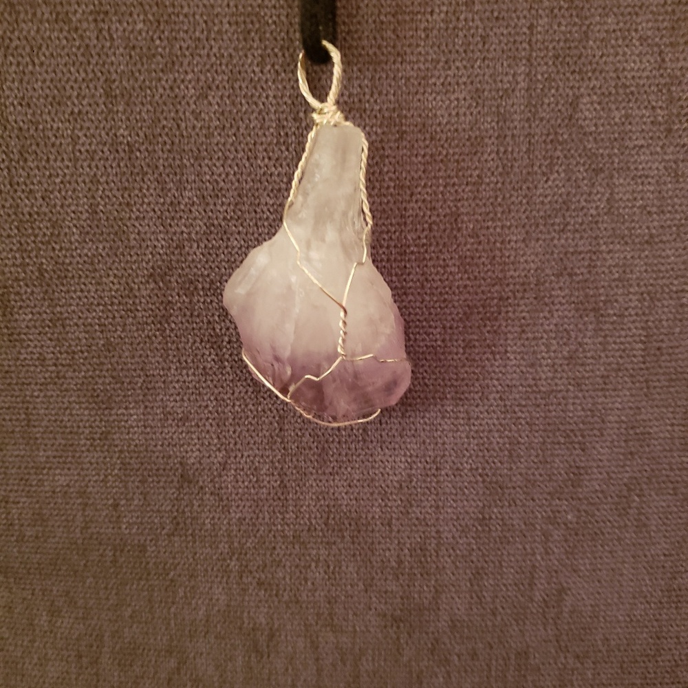 Purple Stone Necklace